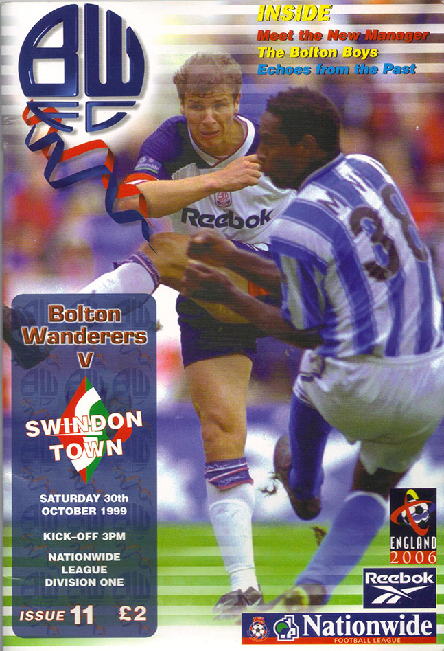 <b>Saturday, October 30, 1999</b><br />vs. Bolton Wanderers (Away)